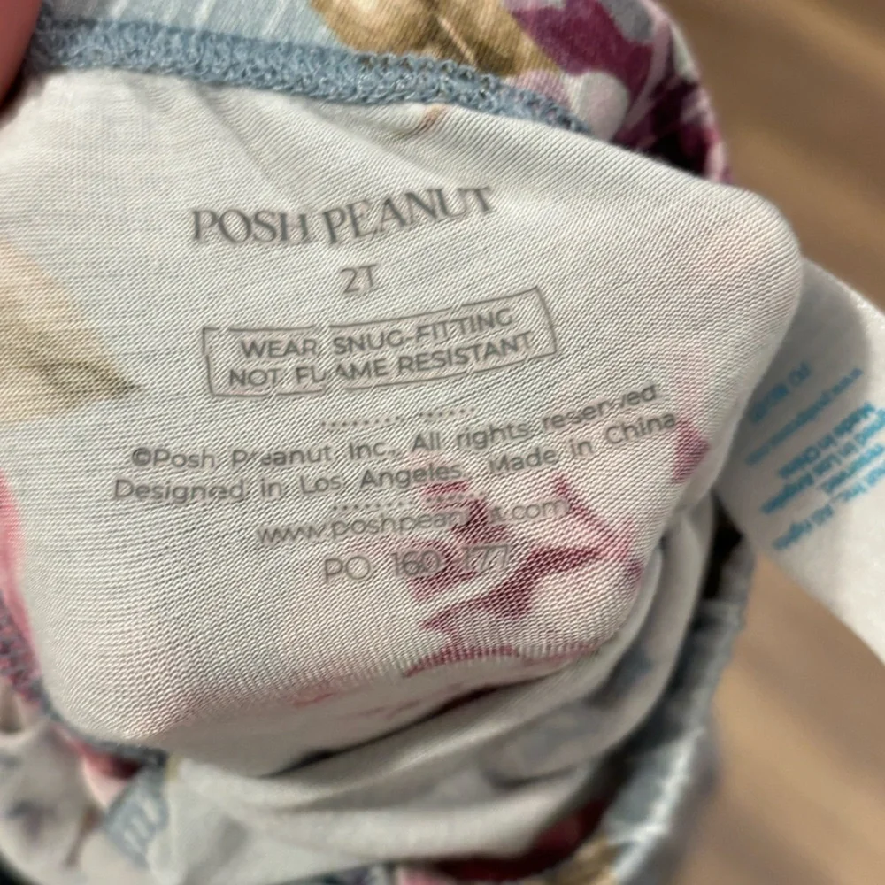 Posh Peanut Bamboo Floral Print Pants